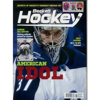 2018 Beckett Hockey Monthly Price Guide (#310 June) (Connor Hellebuyck)