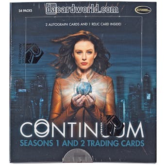 Continuum Seasons 1 & 2 Trading Cards Box (Rittenhouse 2014)