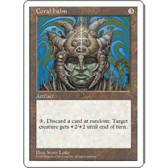 Magic the Gathering 4th Edition Single Coral Helm - NEAR MINT (NM)