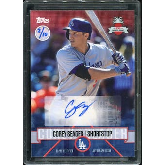 2016 Topps Baseball Hawaii Summit Exclusive Corey Seager Autograph 2/10