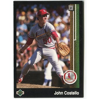1989 Upper Deck John Costello St. Louis Cardinals #625 Black Border Proof