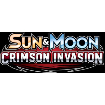 Pokemon Sun & Moon Crimson Invasion Near Complete Master Set (Normal and Reverse Holo)