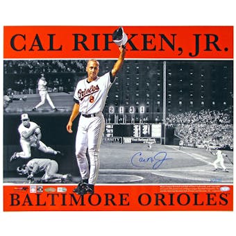 Cal Ripken Jr. Autographed Baltimore Orioles 16x20 Photo (Steiner)