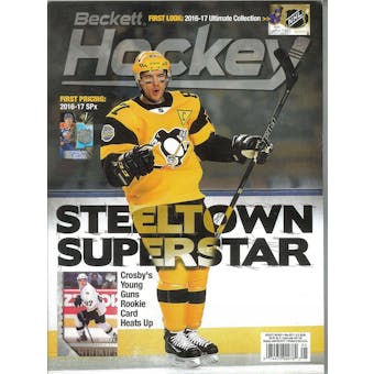 2017 Beckett Hockey Monthly Price Guide (#297 May) (Crosby)