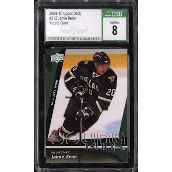 2009/10 Upper Deck Young Gun Jamie Benn CSG 8 card #212