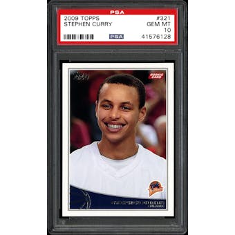 2009/10 Topps Steph Curry PSA 10 card #321