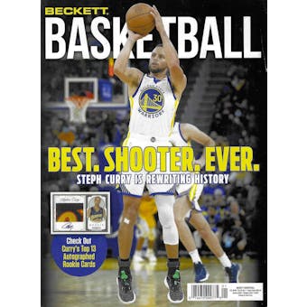 2022 Beckett Basketball Monthly Price Guide (#352 January) (Steph Curry)