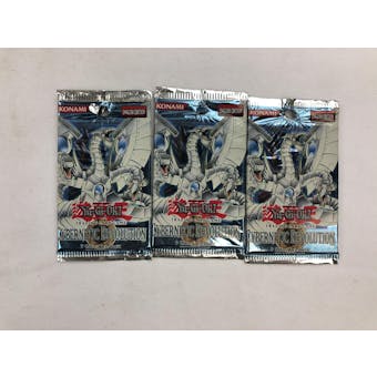 Yu-Gi-Oh Cybernetic Revolution 3x Booster Pack LOT - Hole punched