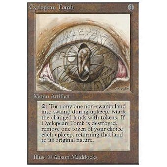 Magic the Gathering Unlimited Single Cyclopean Tomb - MODERATE PLAY (MP)