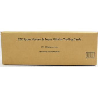 CZX Super Heroes & Super Villains Hobby 6-Box Case (Cryptozoic 2019)