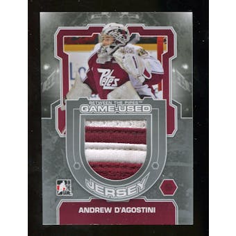 2012/13 In the Game Between The Pipes Jerseys Silver #M15 Andrew D'Agostini /140