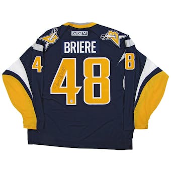 Daniel Briere Autographed Buffalo Sabres XL Blue Hockey Jersey