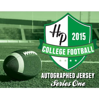 2015 Hit Parade Autographed College Football Jersey Hobby Box - Series 1