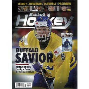 2018 Beckett Hockey Monthly Price Guide (#311 July) (Rasmus Dahlin)
