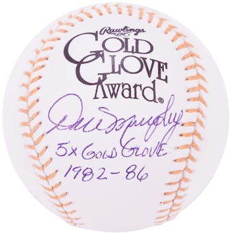 Dale Murphy Autographed Atlanta Braves Official Major League Baseball w/"5X Gold Glove" (JSA)