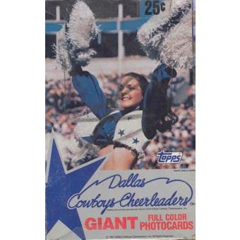 Dallas Cowboys Cheerleaders Trading Cards Wax Box (1981 Topps)