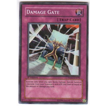 Yu-Gi-Oh Shining Darkness Single Damage Gate Super Rare