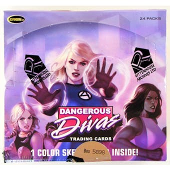 Marvel Dangerous Divas Trading Cards Box (Rittenhouse 2011)