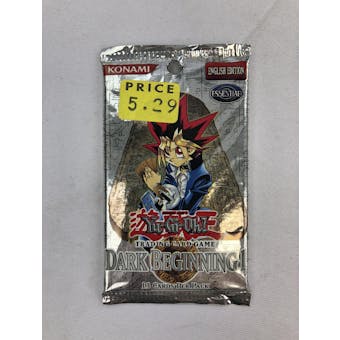 Yu-Gi-Oh Dark Beginning Booster Pack - Hole Punched