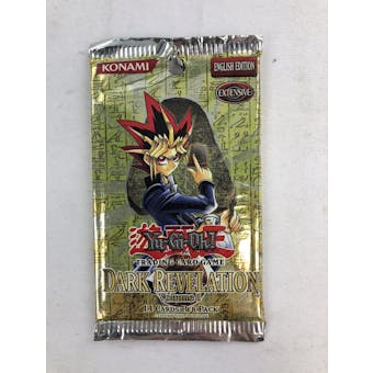Upper Deck Yu-Gi-Oh Dark Revelation Booster Pack - Hole punched