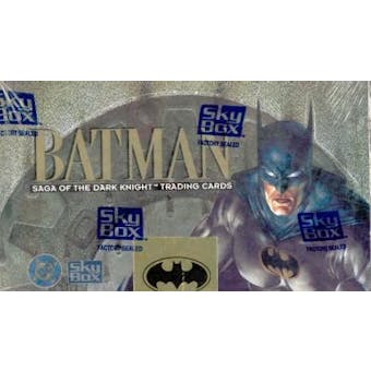 Batman Saga of the Dark Knight Hobby Box (1994 Skybox)