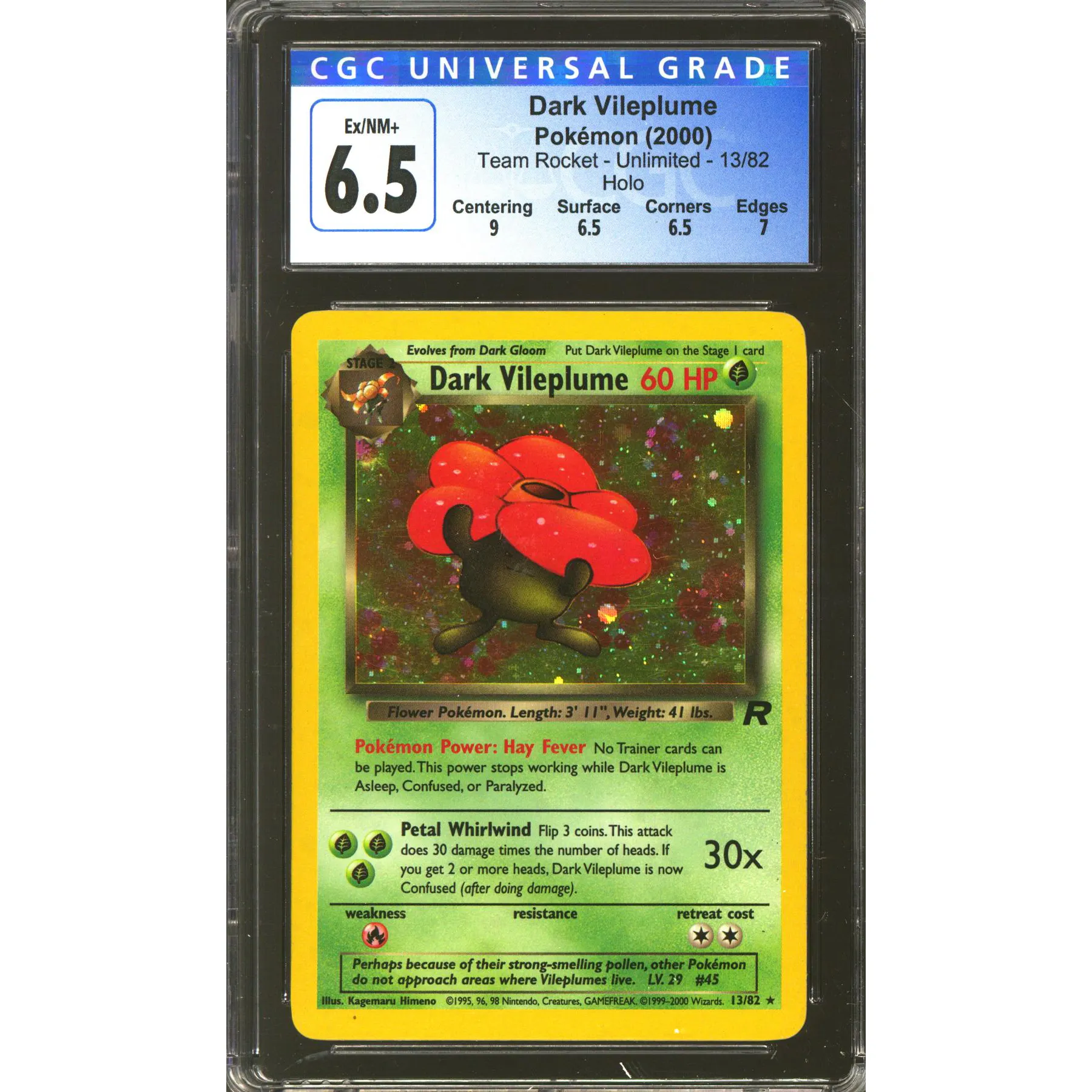 dark vileplume pokemon card value Dark Vileplume Holo