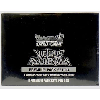 Dragon Ball Super TCG Unison Warrior Series 3 Vicious Rejuvenation Premium Pack 8-Set Box