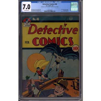 Detective Comics #48 CGC 7.0 (OW) *1399163007*