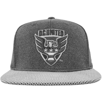 D.C. United Adidas Gray Flat Brim Snapback Hat (Adult OSFA)