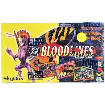 DC Bloodlines Wax Box (1993 Skybox)