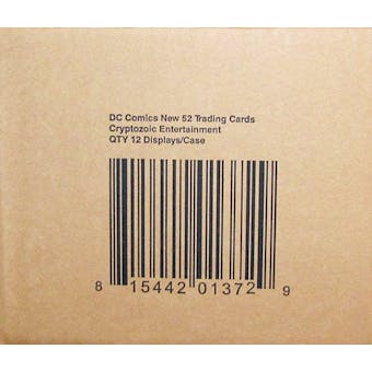 DC Comics: The New 52 Trading Cards 12-Box Case (Cryptozoic 2012)