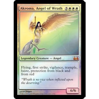 Magic the Gathering Duel Deck Single Akroma, Angel of Wrath Foil - SLIGHT PLAY (SP)