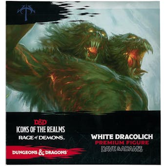 Dungeons & Dragons Icons of the Realms: Rage of Demons White Dracolich Figure