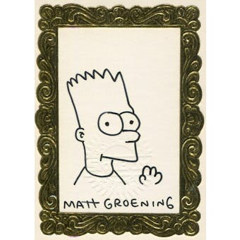 1993 Skybox Simpsons Art DeBart 75/400 Matt Groening Original Art Card