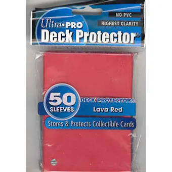 Ultra Pro Lava Red Deck Protectors 50 Count Pack (Lot of 3)
