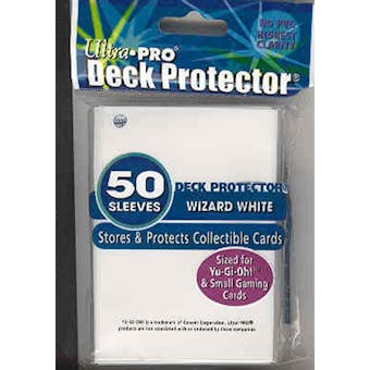 Ultra Pro Yu-Gi-Oh! Size Wizard White Deck Protectors (60 Count Pack)