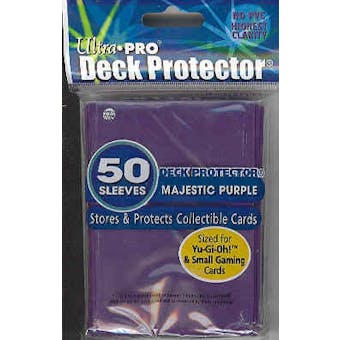 Ultra Pro Yu-Gi-Oh! Card Size Majestic Purple Deck Protectors 50 Count Pack