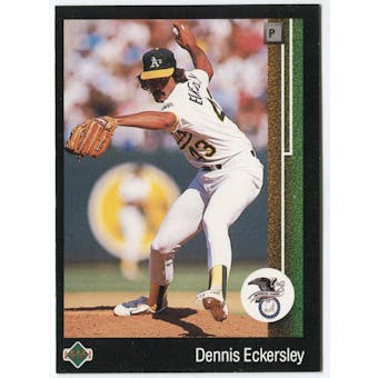 1989 Upper Deck Dennis Eckersley Oakland A's #664 Black Border Proof