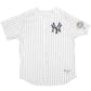 Derek Jeter Autographed New York Yankees Majestic Home Pinstripe Jersey (Steiner)