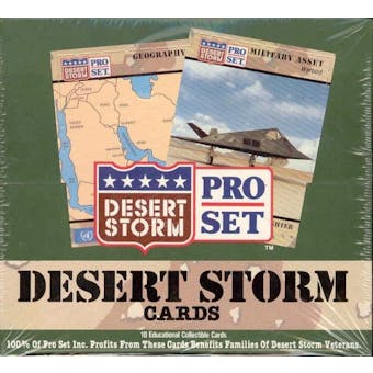 Desert Storm 1991 Hobby Box (Pro Set) (Reed Buy)