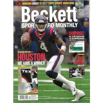 2017 Beckett Sports Card Monthly Price Guide (#393 December) (Deshaun Watson)