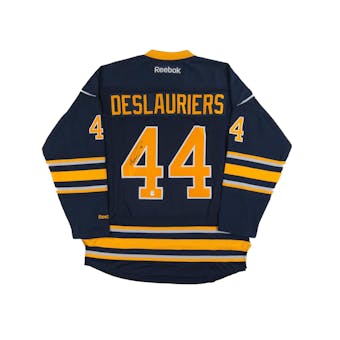 Nicolas Deslauriers Autographed Buffalo Sabres Blue Hockey Jersey