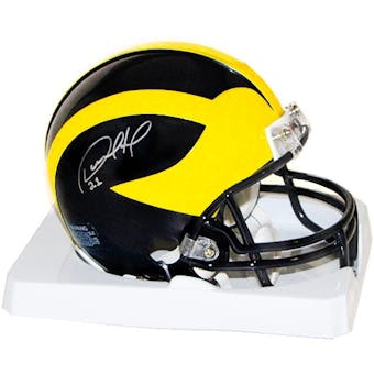 Desmond Howard Autographed University of Michigan Mini Helmet
