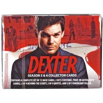 Dexter Seasons 5 & 6 Trading Cards Box (Breygent 2014)