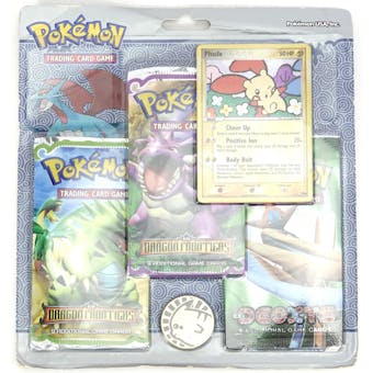 Pokemon EX Series 3-Pack Blister - 1 EX Deoxys 2 Dragon Frontiers Booster Packs Plusle Promo