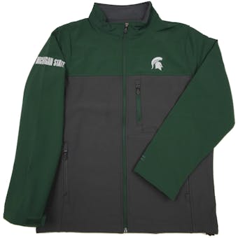 Michigan State Spartans Colosseum Green & Grey Yukon II Full Zip Jacket