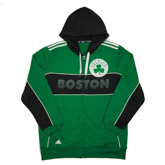Boston Celtics Adidas Green & Black The Chosen Few 3-Stripe Full Zip Hoodie