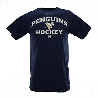 Pittsburgh Penguins Reebok Navy The New SLD Tee Shirt (Adult M)