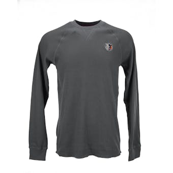 Charlotte Bobcats Adidas Grey Long Sleeve Thermal Shirt (Adult L)