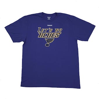 St. Louis Blues Reebok Blue The New SLD Tee Shirt